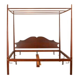 1950s Eldred Wheeler King Size Canopy Poster Bed For Sale
