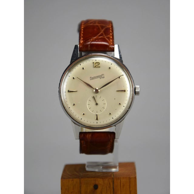 Vintage Mechanical Wristwatch from Eberhard & Co., 1950 For Sale - Image 4 of 11