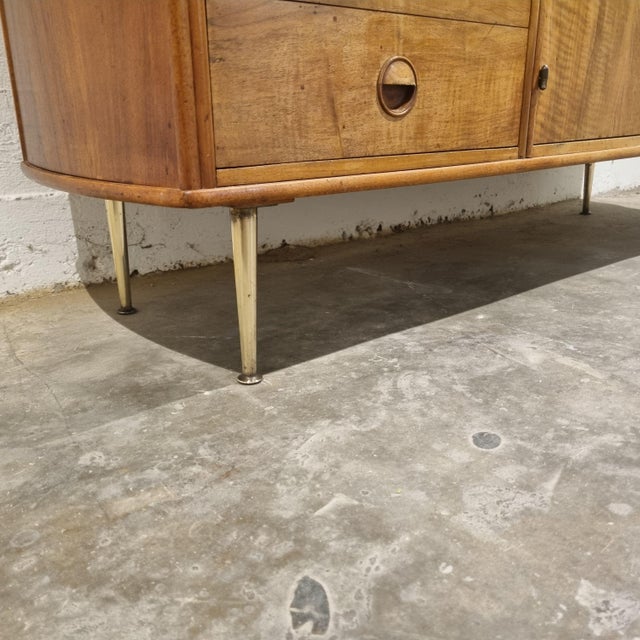 Walnut and Brass Sideboard by William Watting for Fristho, 1950s For Sale - Image 11 of 16