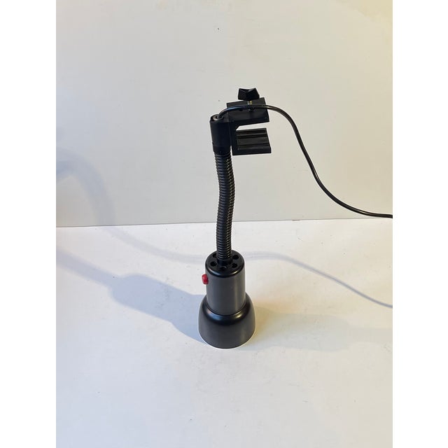 1970s Vintage Black Louis Clamp Wall Lamp from Louis Poulsen, 1970s For Sale - Image 5 of 10