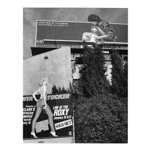 1979 West Hollywood Billboards for Linda Ronstadt and Tanya Tucker Photograph by Don Ware