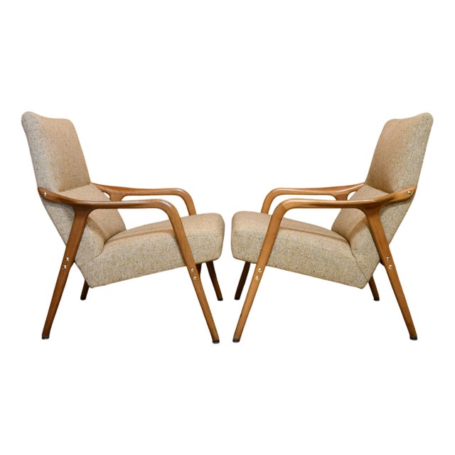 Armchairs by Bertil Fridhagen for Bodafors, 1960s, Set of 2 For Sale