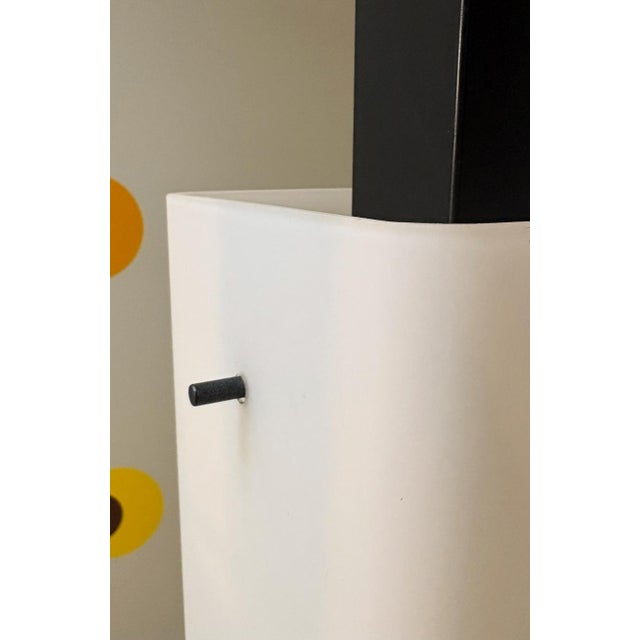 Metal Vintage Opal Glass and Metal Pendant Lamps from Stilux Milano, 1960s, Set of 2 For Sale - Image 7 of 15