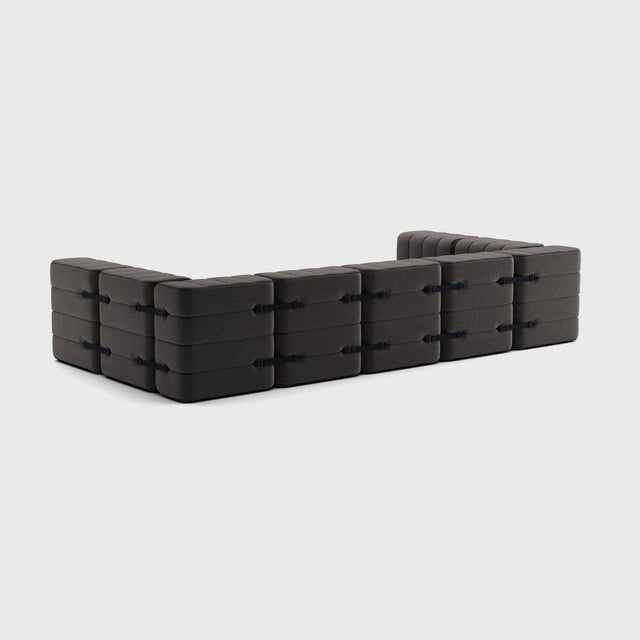 Contemporary Flexible U-Sofa from Ambivalenz, Set of 15 For Sale - Image 3 of 5