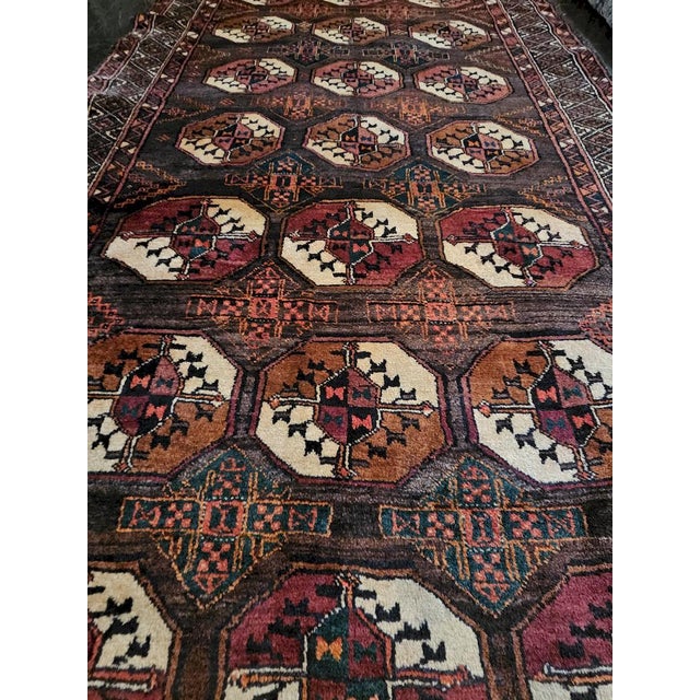 Textile Vintage Baluchi Rug in Wool, 1960s For Sale - Image 7 of 12