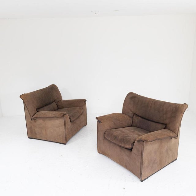 Lauriana Armchairs by Afra and Tobia Scarpa for B&B Italia, 1970, Set of 2 For Sale - Image 12 of 12