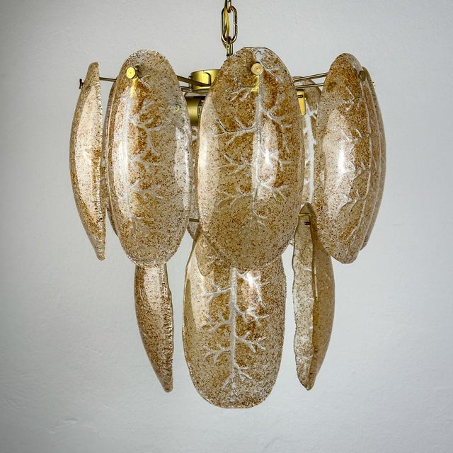 Murano Glass Cascade Chandelier, Italy, 1980s For Sale - Image 12 of 18