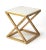 2020s Braylon Marble & Wood End Table, Light Brown For Sale - Image 5 of 5