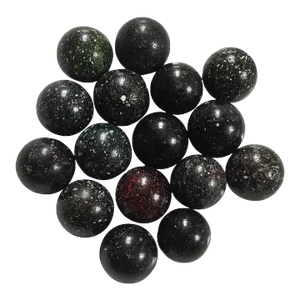 19th Century Grand Tour Glass Marble Porphyry Ball Spheres - Set of 16