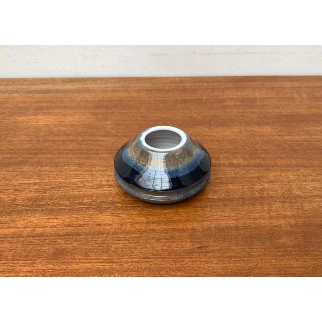 Mid-Century Modern Small Mid-Century German Ceramic Vase, 1960s For Sale - Image 3 of 11