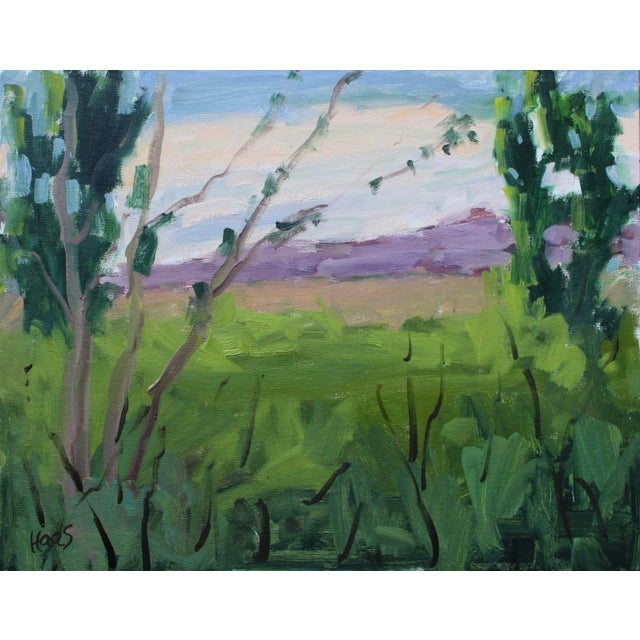 Contemporary Impressionist Style Plein Air Oil Painting For Sale