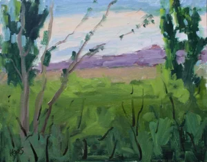 Contemporary Impressionist Style Plein Air Oil Painting