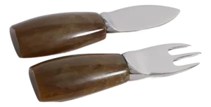 Boxed Cheese 2-Piece Knife Set with Resin Handles