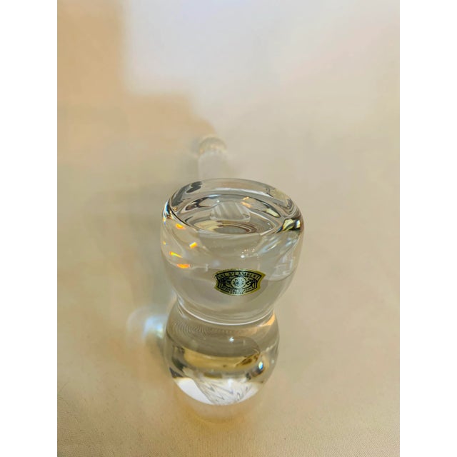 Late 20th Century Vintage Val St. Lambert "Don’t Judge This!" Crystal Gavel For Sale - Image 5 of 13