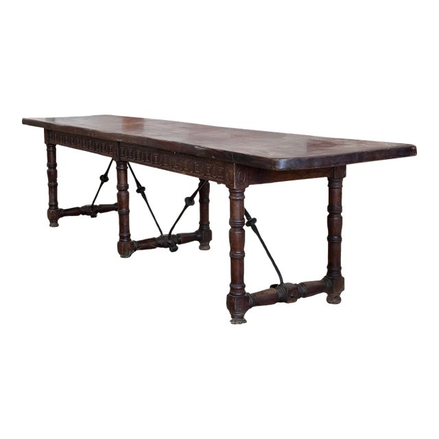 Long 18th C Dinning Table For Sale