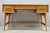 Mid-Century Modern West Elm Williams Sonoma Mid Century Modern Acacia Teak Style Writing Desk (B) For Sale - Image 3 of 16