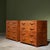 Cognac Leather Chest of Drawers, Europe, 1980s, Set of 2 For Sale - Image 4 of 10