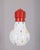 Vintage Italian Chandelier with Decorated Glass Bulb, 1980s For Sale - Image 9 of 9