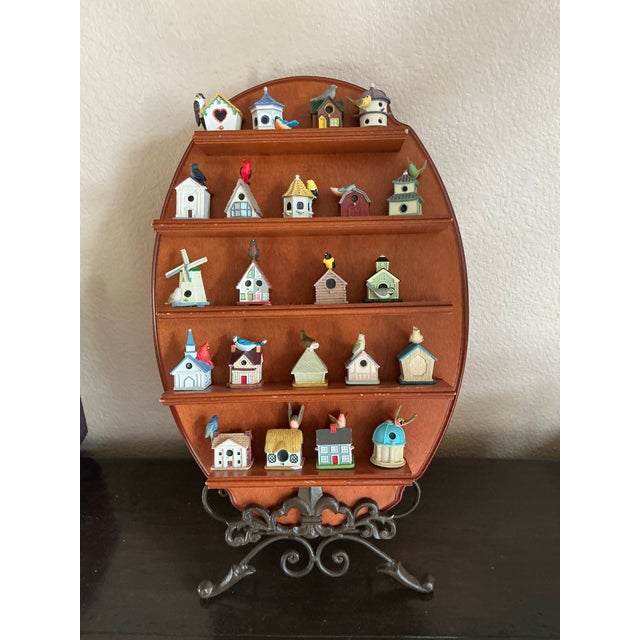 Plastic Collector Item, Lenox Garden Birdhouse Thimble Collection For Sale - Image 7 of 8
