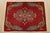 Farmhouse Kashan Rug 2’5” X 3’2” Red Wool Traditional Hand-Knotted Oriental Carpet For Sale - Image 3 of 7