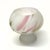 Glass Matte Frosted Pink & White Art Glass Vessel Curation - Group of 5 For Sale - Image 7 of 16