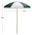 Embrace the sun and sand with the Gallo 6.5 ft Beach Umbrella in hunter green stripe, your perfect companion for seaside...