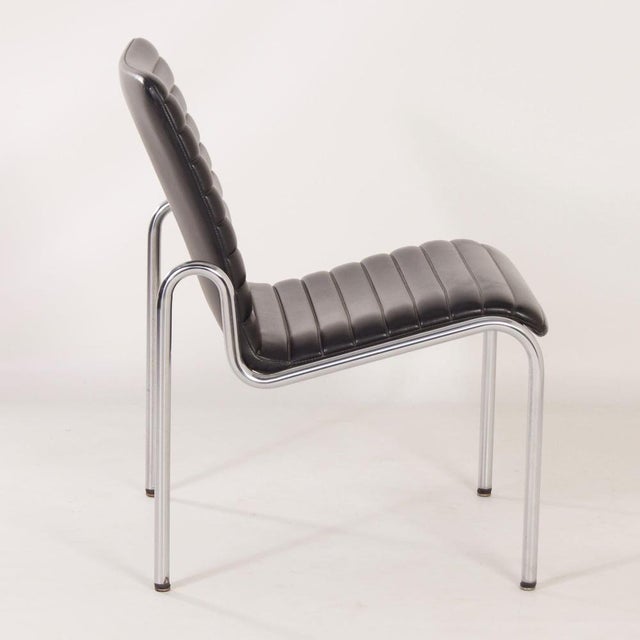 Black Easy Chair by Kho Liang Ie for Stabin-Bennis, 1970s For Sale - Image 8 of 14