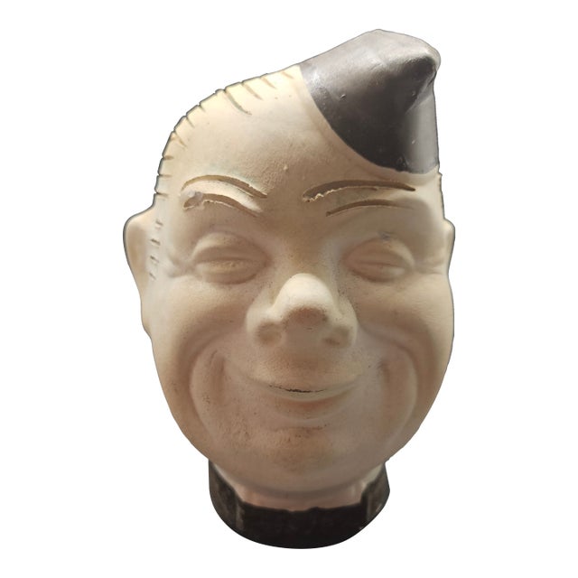 Wwii Hi Buddy Smiling Soldier Gi Planter ViA Pet Vintage Patina Figurine For Sale
