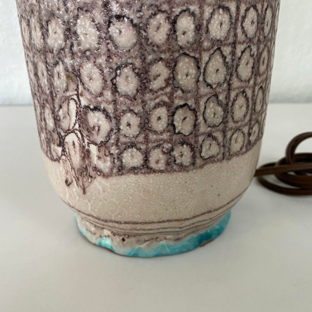 Early 1950s Guido Gambone Lamp For Sale - Image 9 of 12
