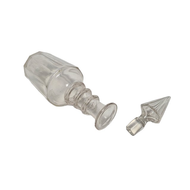 Biedermeier Crystal Carafe, Denmark, 1890s For Sale - Image 6 of 14