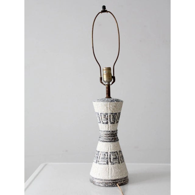 Mcm Ceramic Table Lamp For Sale - Image 9 of 12