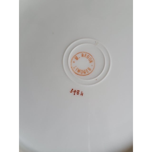 Antique Porcelain Plates from Martial Redon Factory, 1890s, Set of 8 For Sale - Image 10 of 11