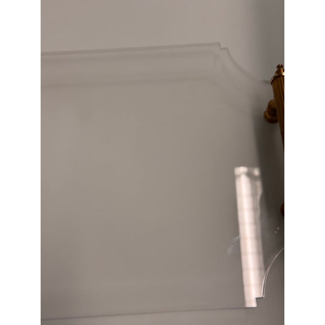 Design Plus Gallery presents a Georgian Style Acrylic Tray from Reprotique. The clear acrylic body has a rectangular form...