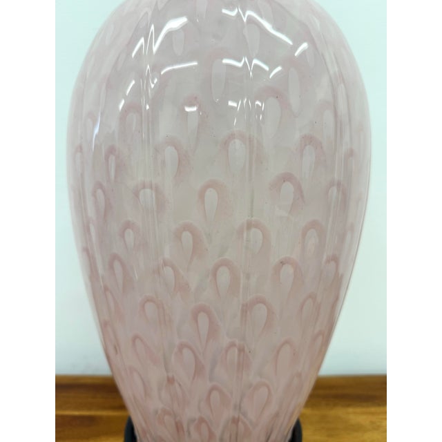 Vintage Murano Style Art Glass Table Lamp For Sale In West Palm - Image 6 of 7