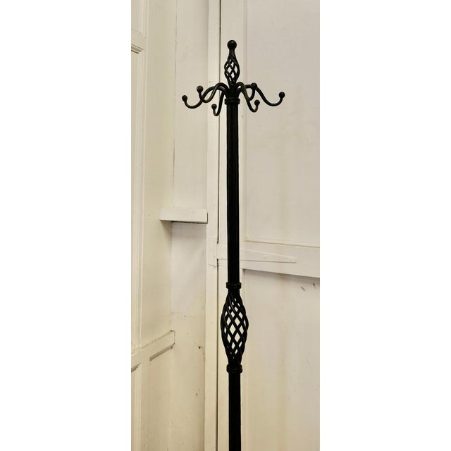 1960s Vintage Hall Stand in Wrought Iron, 1960 For Sale - Image 5 of 8