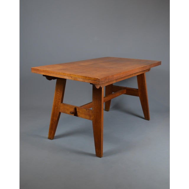 French Dining Table by by René Gabriel, 1940s For Sale - Image 13 of 15