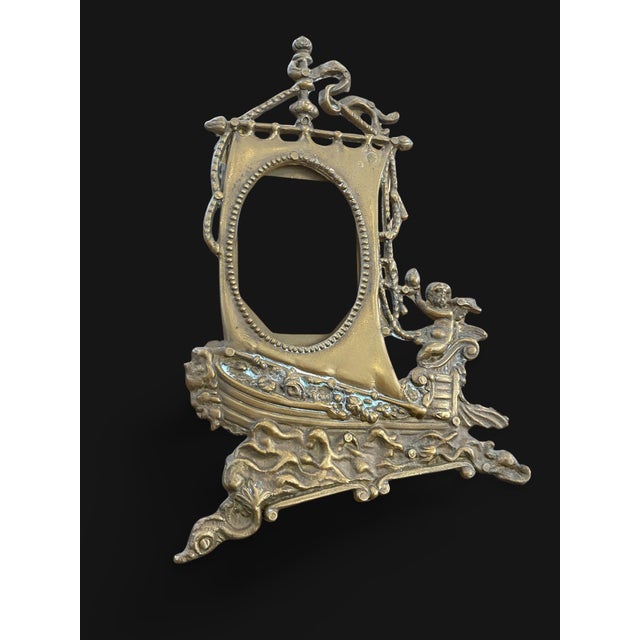 Gilt Bronze Photo Frame, 1800s For Sale - Image 6 of 13