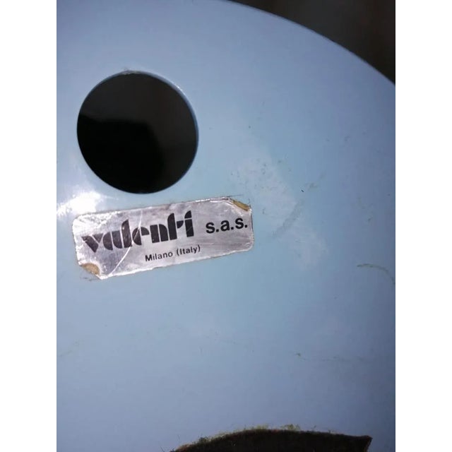 Blue Vintage Table Lamps by Franco Mirenzi for Valenti Luce, 1970s, Set of 2 For Sale - Image 8 of 9