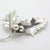 Italian Vintage Italian Handmade Genuine Silver Mistletoe Christmas Decoration From Padua, 1980s Solid 800 Silver Holiday Botanical Miniature Gift For Sale - Image 3 of 11