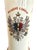 Chinese Export Style Armorial Garniture Porcelain Vase For Sale - Image 4 of 10