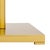 Early 21st Century Paku Square Side Table in Gold / Mirror For Sale - Image 5 of 7