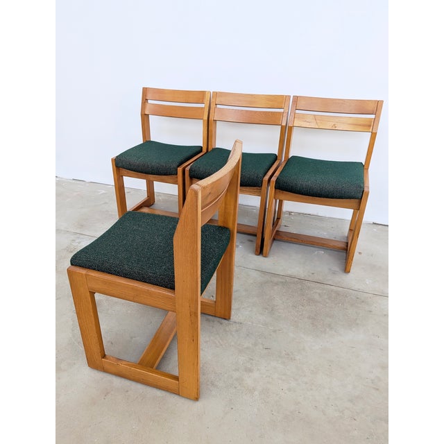Elm Chairs from Maison Regain, 1970, Set of 4 For Sale - Image 15 of 18