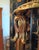 Metal 1960s Ornate Hollywood Regency Neoclassical Greek Roman Columns Brass Torchiere Floor Lamp For Sale - Image 7 of 14