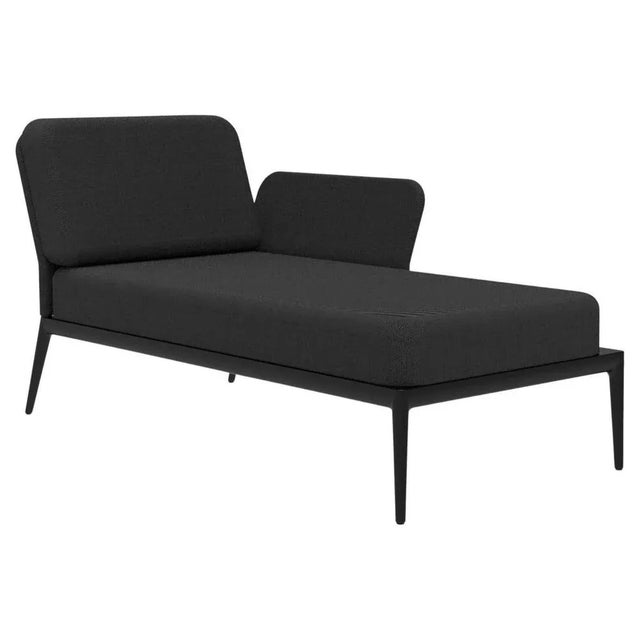 Cover Black Left Chaise Lounge by Mowee For Sale - Image 6 of 6