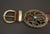 Native American Mid-20th Century Navajo Sterling Silver, Turquoise, and Leather Concho Belt For Sale - Image 3 of 5