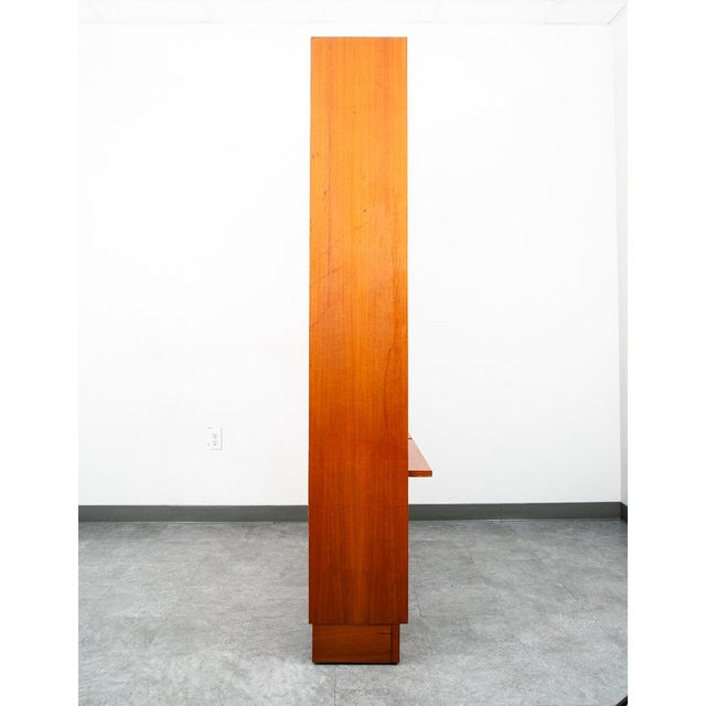 Brown 1960s Bookshelf Book Shelf Shelving Modular Poul Hundevad Teak, Attributed For Sale - Image 8 of 12