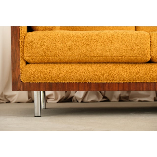 Rosewood Case Sofa in the Style of Milo Baughman, 1970s For Sale - Image 17 of 17