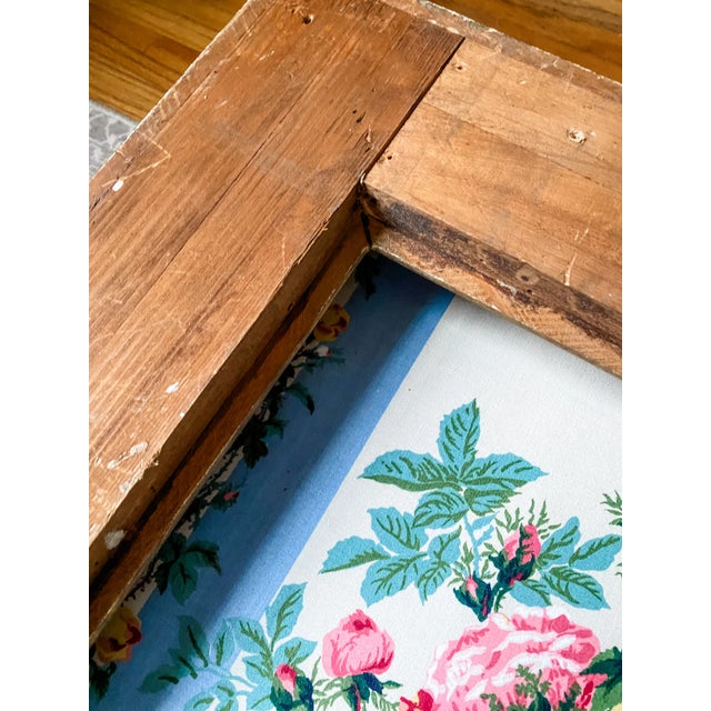 Wood Antique Hand-Carved Florentine Giltwood Ribbon & Bow Frame, Bartolozzi E Maioli, Florence, Italy For Sale - Image 7 of 8