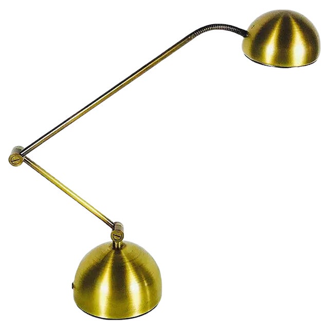 German Brass Table Lamp from Sölken Leuchten, 1970s For Sale