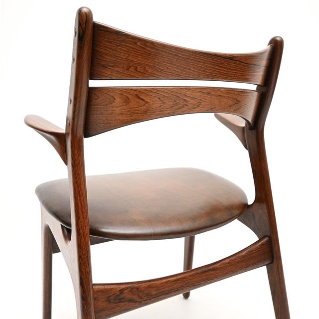 Wood Vintage Danish Carver Armchair by Erik Buch, 1960 For Sale - Image 7 of 11